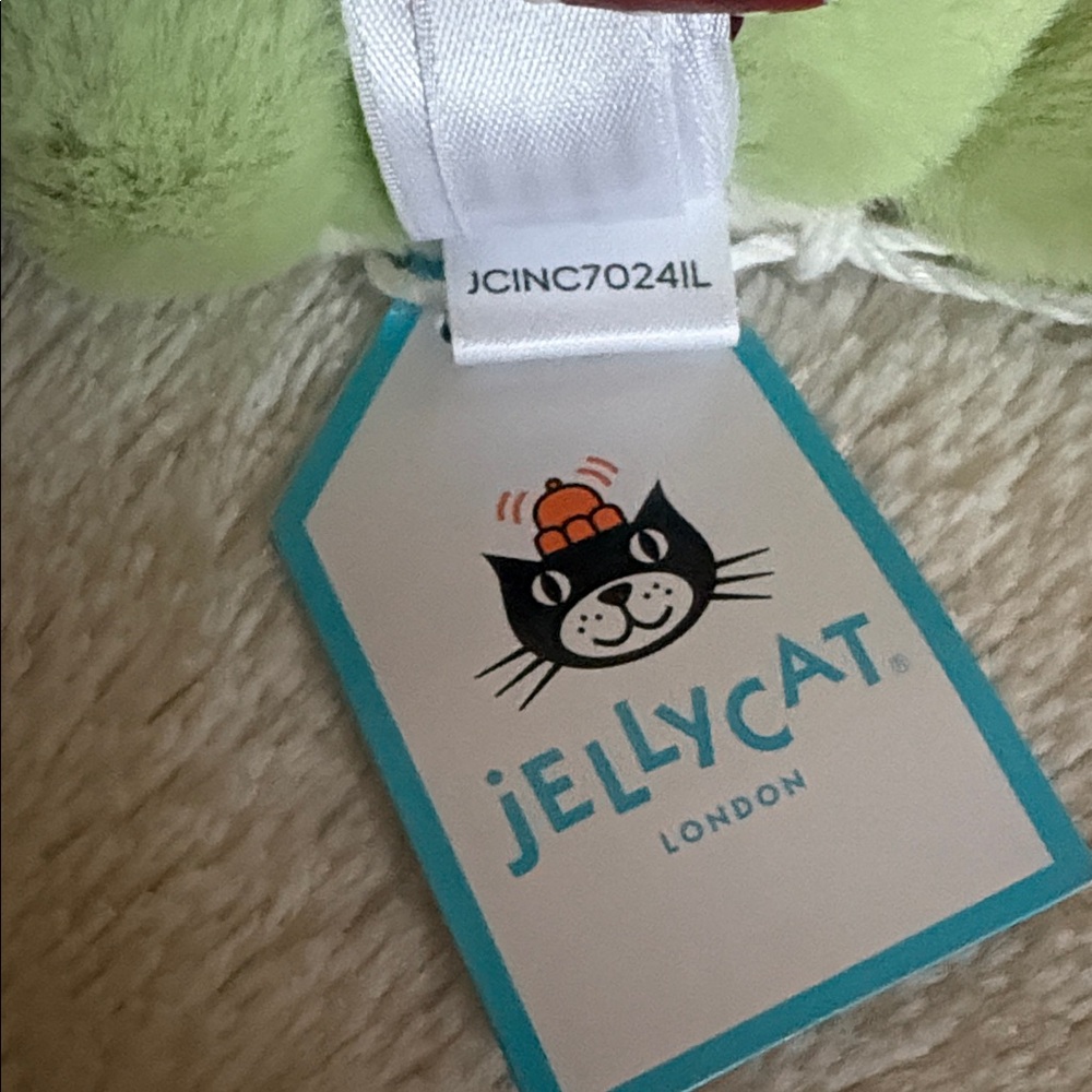 NWT Green Fluffy Turtle Jelly Cat - Picture 10 of 11